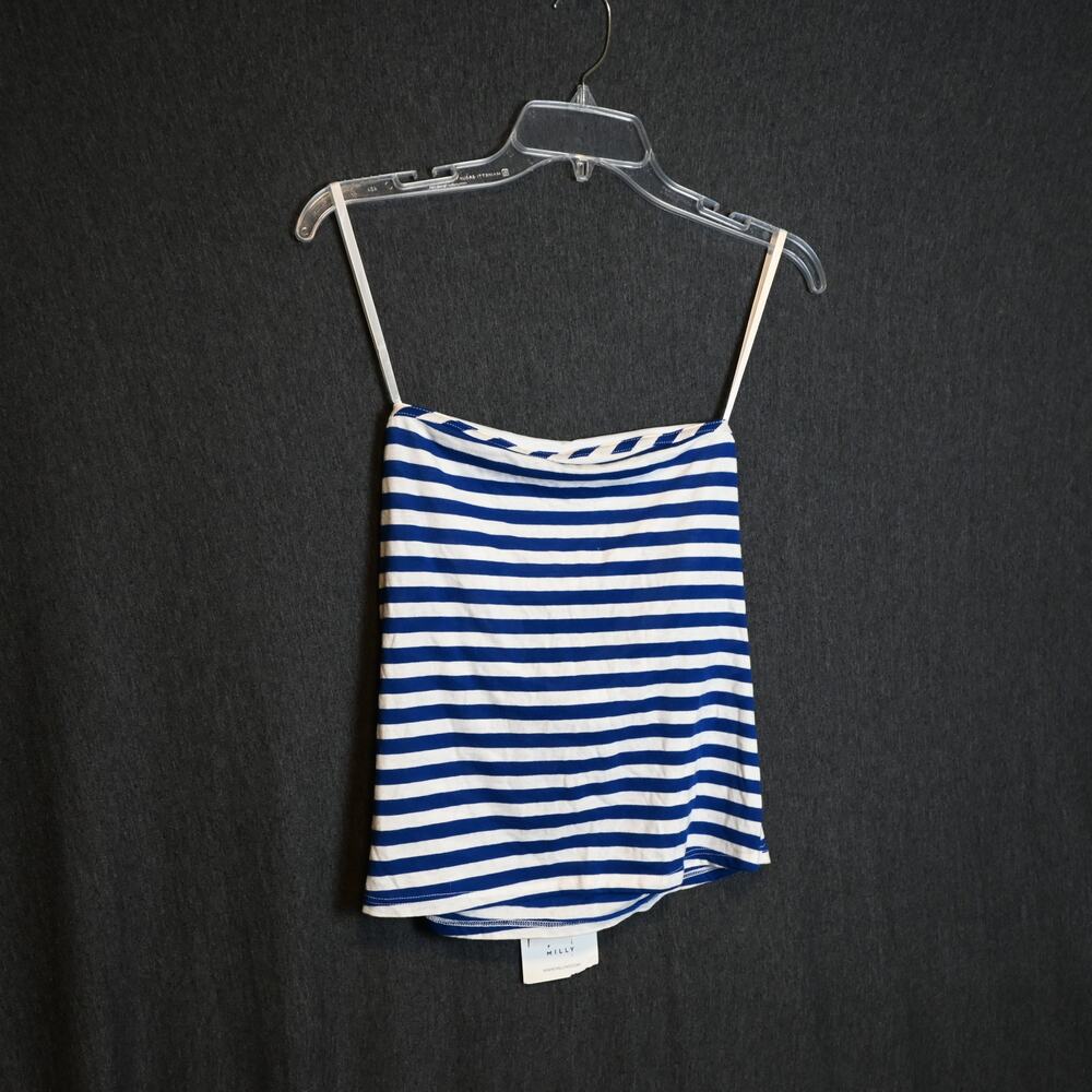 NEW Milly Women's L Tube Top Striped NWT USA Made